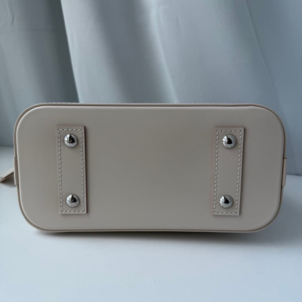 Louis Vuitton Alma BB Epi Quartz White Leather Crossbody Bag M58706 Quiet Luxury - Picture 5 of 16